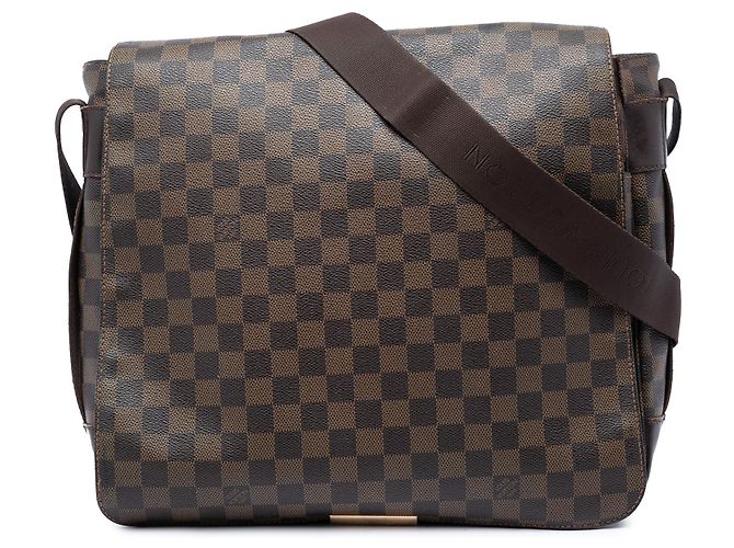 Borsa a tracolla Louis Vuitton Damier Ebene Bastille marrone