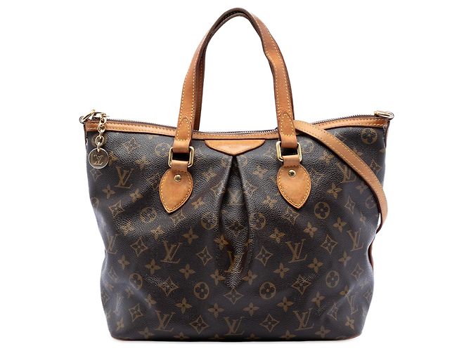 Borsa Satchel Louis Vuitton Monogram Palermo PM Marrone