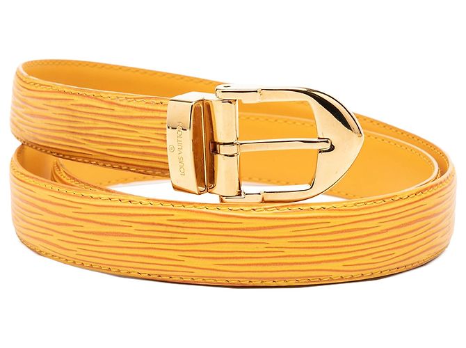 Cinturón Louis Vuitton Epi Amarillo