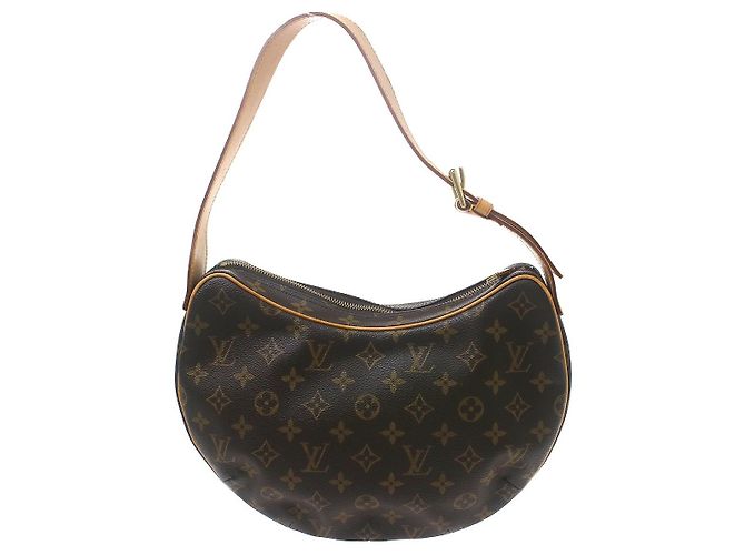 Louis Vuitton Croissant Monogram Canvas MM Marrone