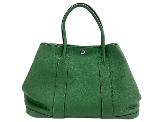 Hermès HERMES Garden Party PM Handtasche, Green Grün
