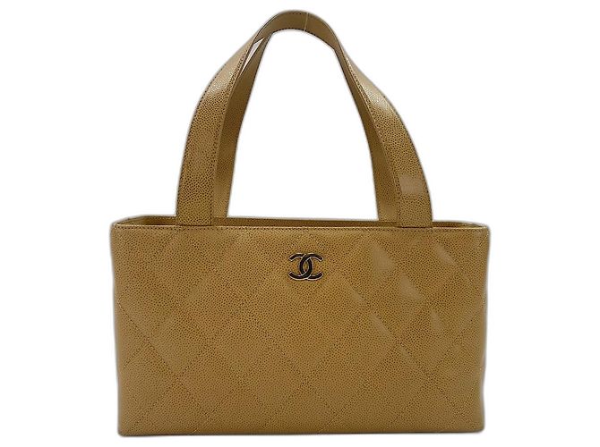 Saco Tote Chanel Matelassé em Bege