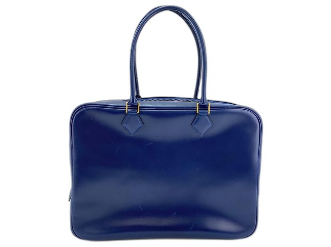 Hermès Bolsa HERMES Plume 32 em Navy Azul marinho