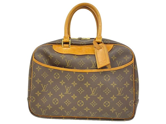Bolso Louis Vuitton Monogram Deauville Castaño