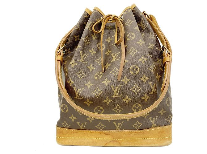 Borsa a tracolla Louis Vuitton Monogram Noe Marrone
