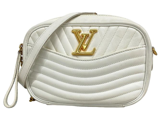 Bolsa de Ombro Louis Vuitton New Wave Camera M53863 Branco