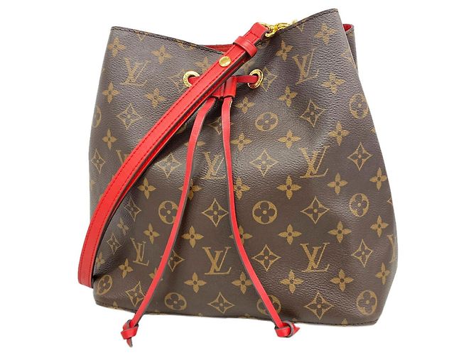 Néonoé Borsa a tracolla Louis Vuitton Monogram NeoNoe Rosso
