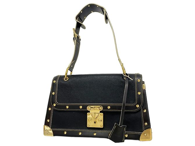 Borsa a tracolla Louis Vuitton Suhali Tarantula Nero