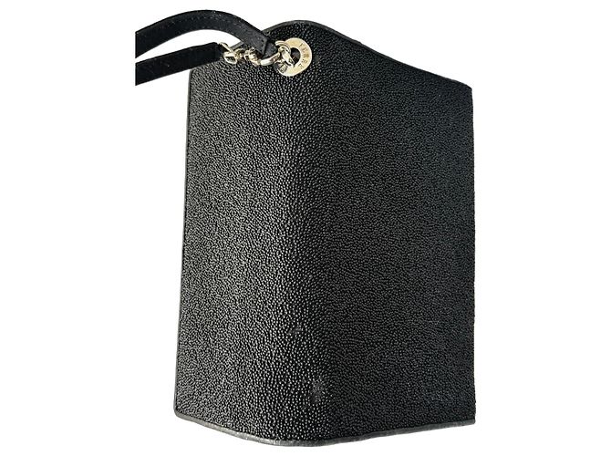Gianfranco Ferré Pochette nera in pelle Nero