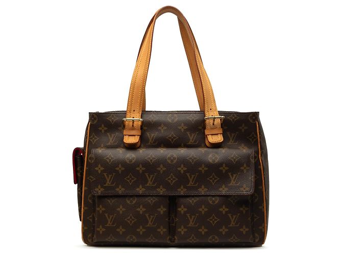 Borsa Tote Louis Vuitton Monogram Multipli Cite Marrone