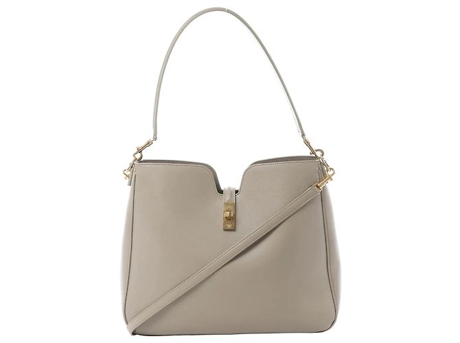 Céline Bolso de hombro 2Way de piel Celine Camille 16 Medium, Beige