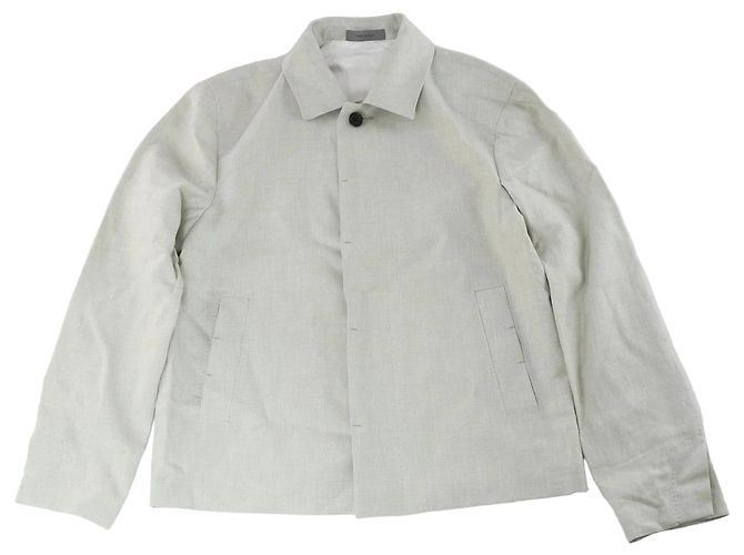 Corneliani Überhemd aus Seide x Mohair, Grün, Größe 50 IT