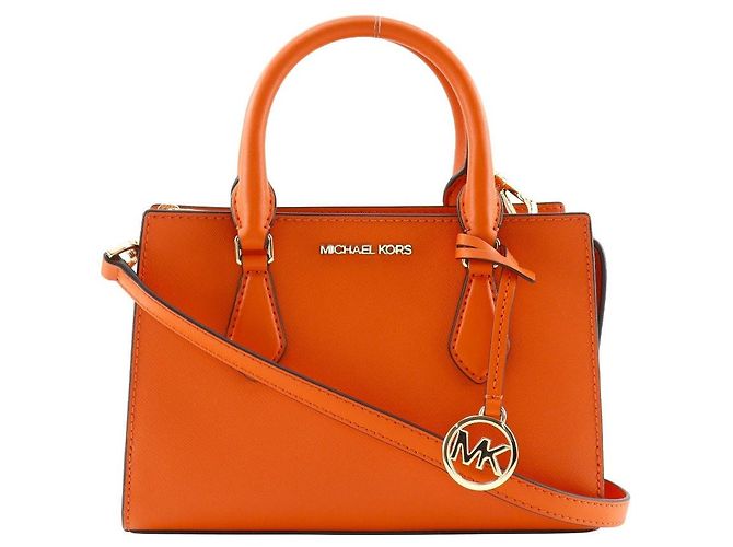 Bolsa 2way Michael Kors SHEILA em couro de bezerro Laranja