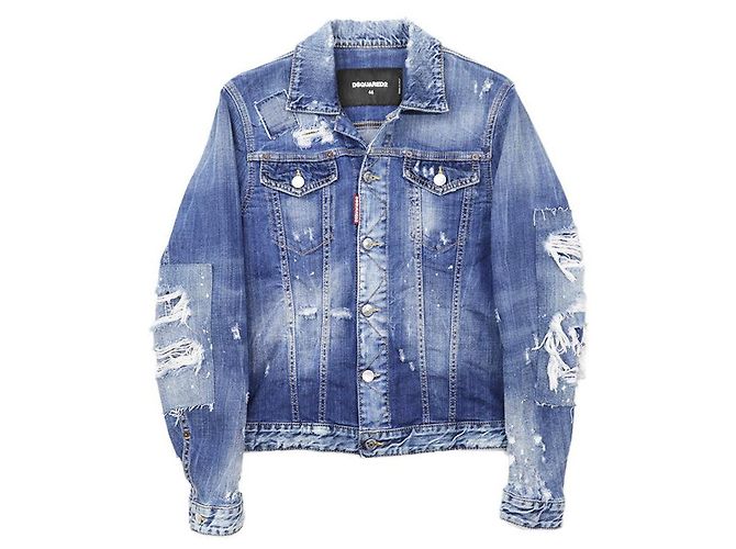 Autre Marque Giacca in denim stretch DSQUARED2 Blu