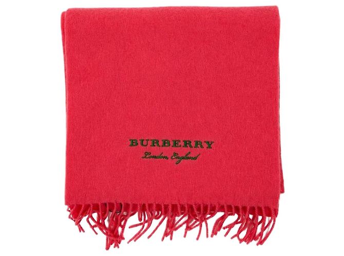 Burberry Bufanda de cachemira rosa