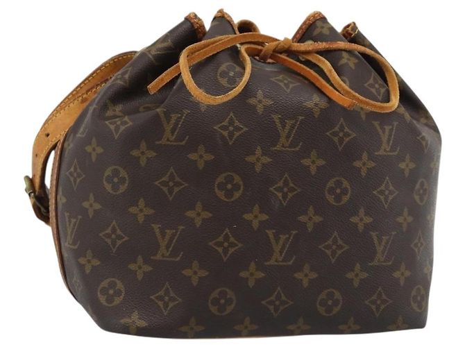 LOUIS VUITTON Monogram Petit Noe Shoulder Bag M42226 LV