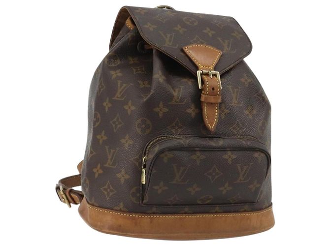 LOUIS VUITTON Monogram Montsouris MM Backpack M51136 LV