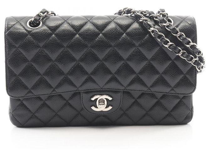 Borsa a tracolla Chanel Matelassé Double Flap Nero