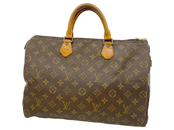 Bolsa Louis Vuitton Monogram Speedy 35 M41107 Marrom