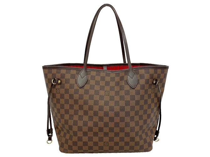 Saco Tote Louis Vuitton Damier Neverfull MM Damier ebene