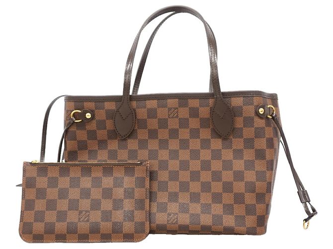 Louis Vuitton Damier Neverfull PM Tote Bag N40600 Ebene Damier ebene