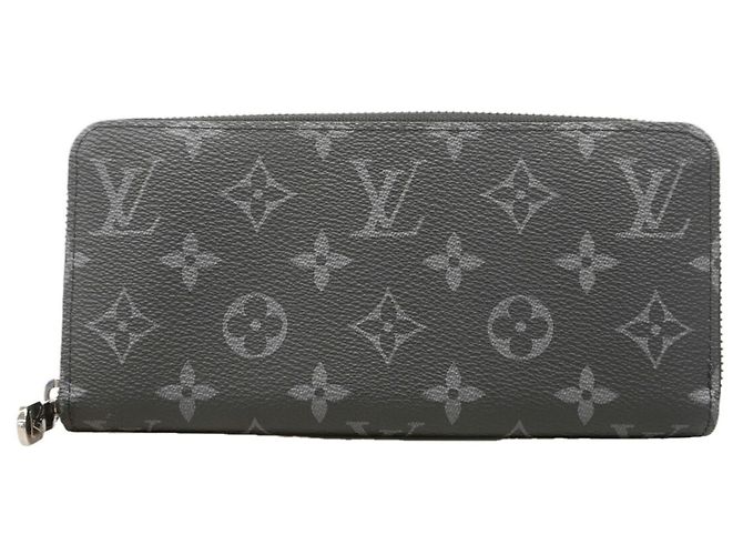 Louis Vuitton Monogram Eclipse Zippy Wallet Black