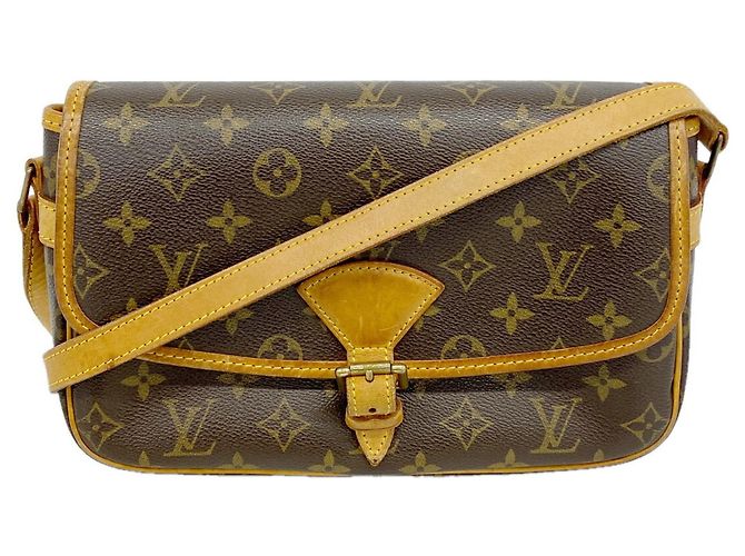 Borsa a tracolla Louis Vuitton Monogram Sologne Marrone