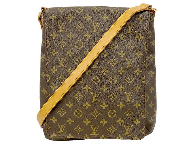 Borsa a tracolla Louis Vuitton Monogram Musette Marrone