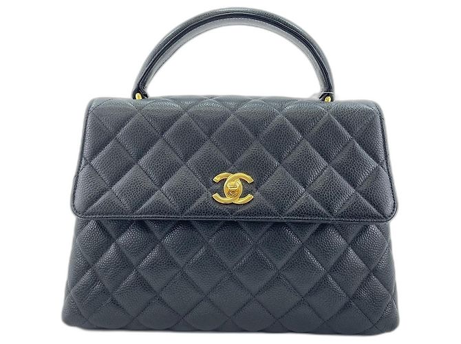 Bolso de mano Chanel Matelassé Medium en negro