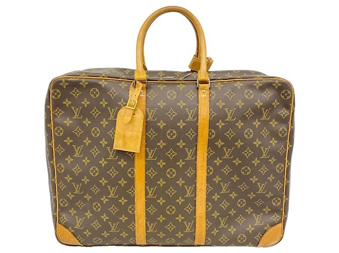 Borsa Louis Vuitton Boston Monogram Sirius 50 Marrone