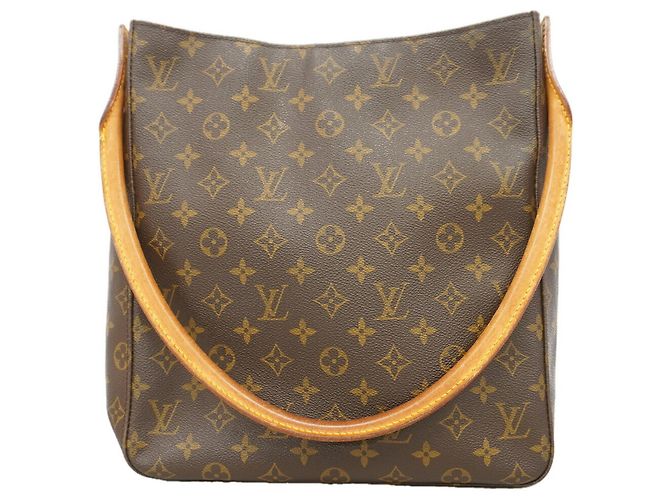 Bolsa de Ombro Louis Vuitton Monogram Looping GM Marrom