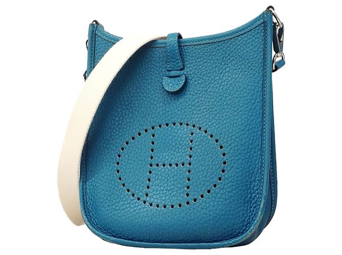 Hermès Borsa a Tracolla Hermes Evelyne TPM Blu