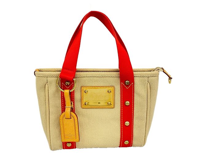 Louis Vuitton Antigua Cabas PM Handtasche Beige