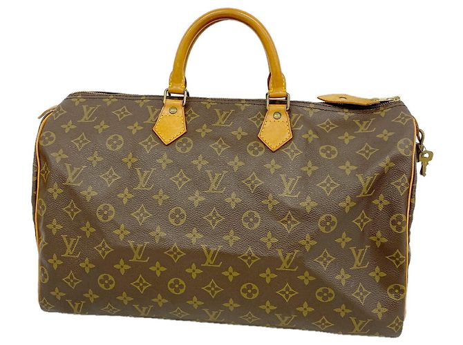 Borsa Louis Vuitton Monogram Speedy 40 Marrone
