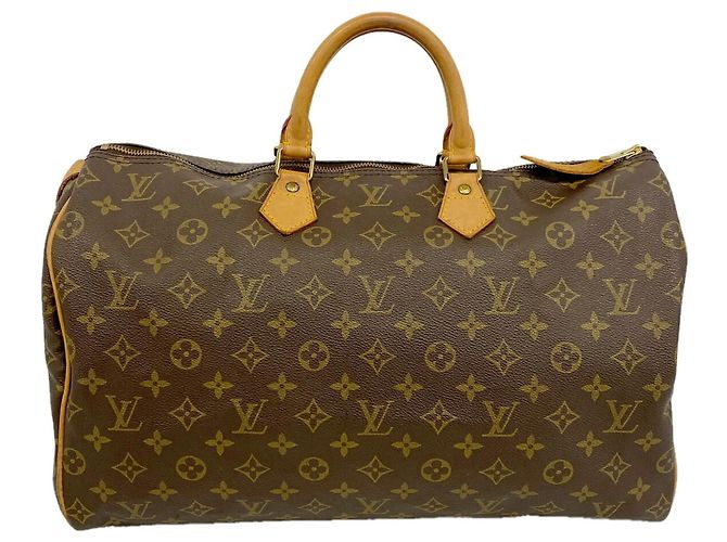 Bolsa Louis Vuitton Monogram Speedy 40 Marrom