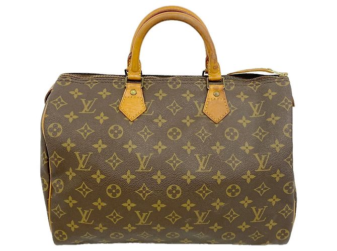Bolsa Louis Vuitton Monogram Speedy 35 Marrom