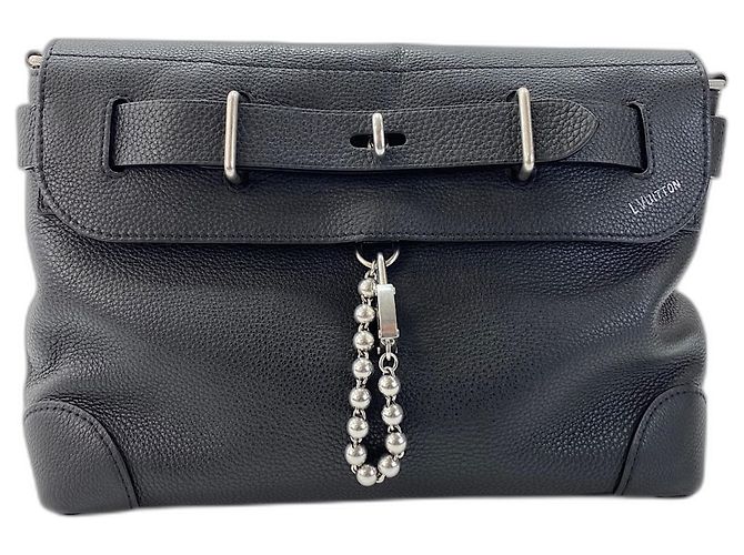 Louis Vuitton Steamer Crossbody Shoulder Bag Black