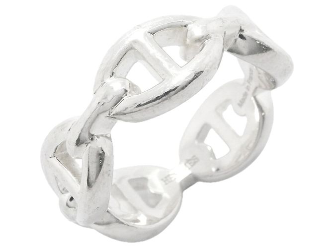 Hermès Hermes Enchainée Chaine d'Ancre Ring