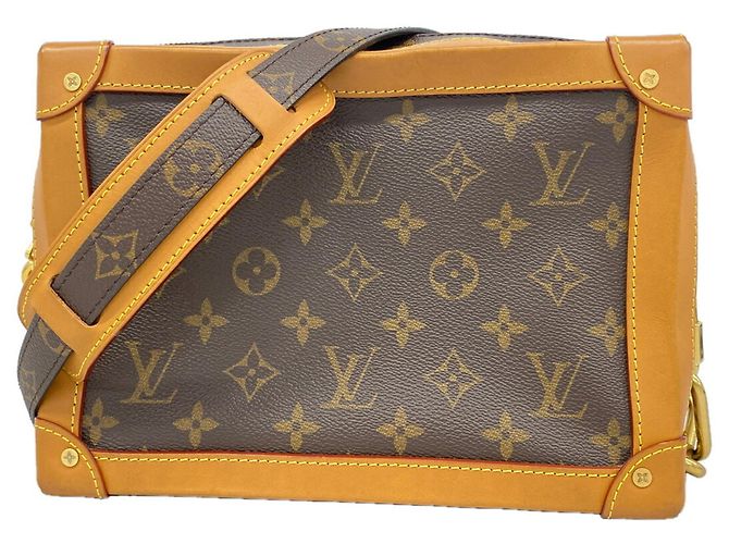 Sac à épaule Soft Trunk Monogram Louis Vuitton Marron