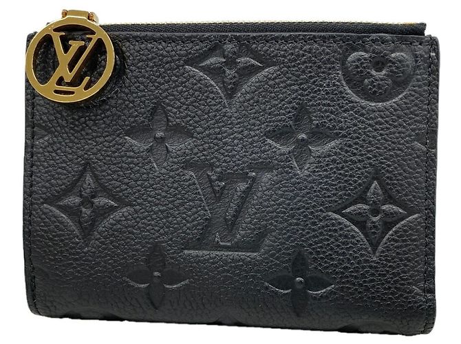 Louis Vuitton Monogram Empreinte Portefeuille Lisa Wallet Negro