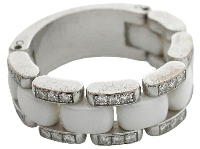 Anillo Chanel Ultra Collection Band Blanco