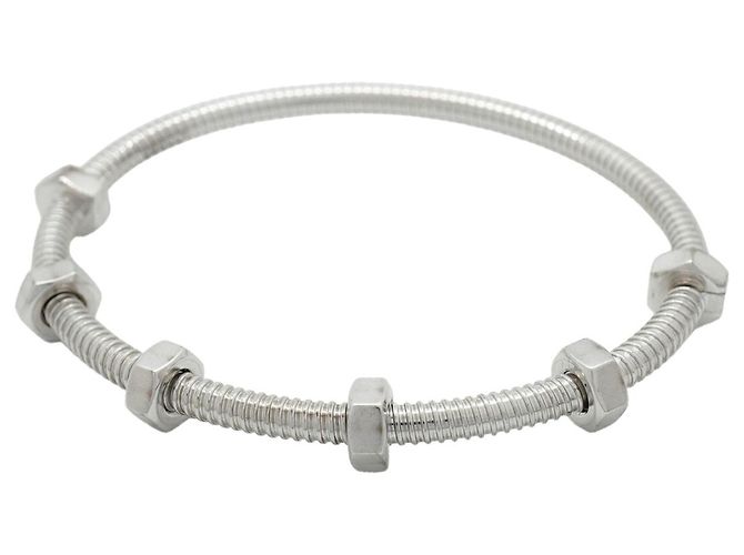 Brazalete Cartier de Oro Blanco 18K
