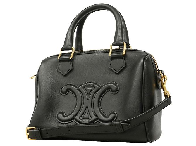 Céline Borsa a mano in pelle Celine Triomphe Nero