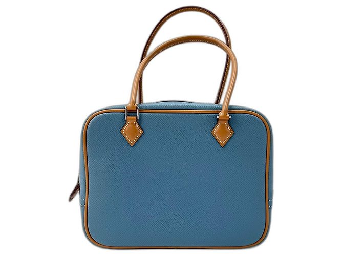 Hermès Borsa HERMES Mini Plume Blu