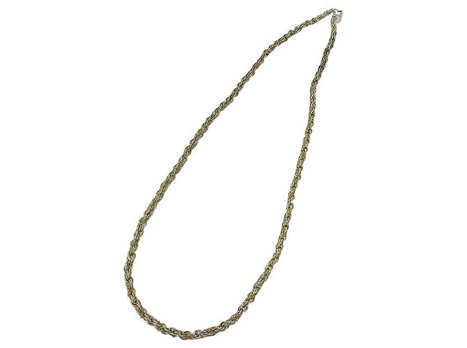 Tiffany & Co Collana Tiffany Vintage Twist Rope Argento D'oro
