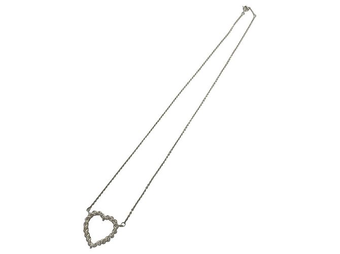 Tiffany & Co Collana Tiffany Vintage Twist Heart Argento