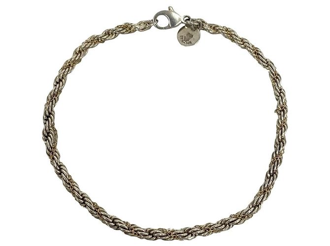Tiffany & Co Bracciale Tiffany Vintage Twist Rope Argento D'oro