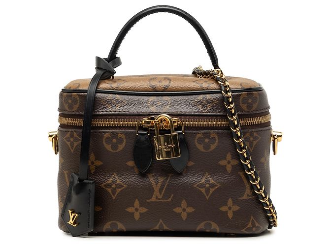 Louis Vuitton Brown Monogram Reverse Vanity PM Braun