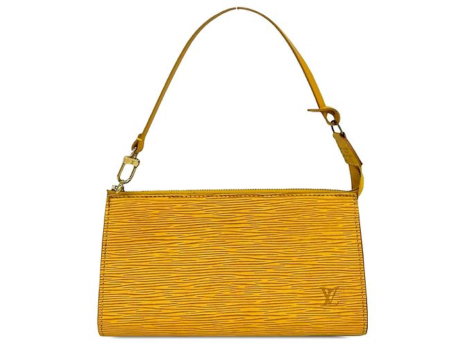 Louis Vuitton Yellow Epi Pochette Accessoires Jaune