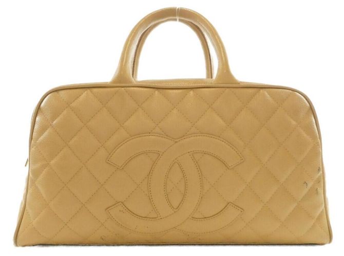 Bolsa Boston Chanel 20997 Bege